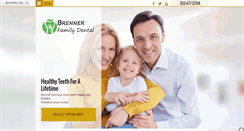 Desktop Screenshot of brennerfamilydental.com